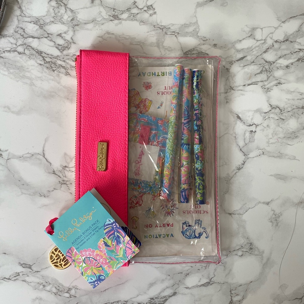 Lilly Pulitzer Agenda Bonus Pack NWT
